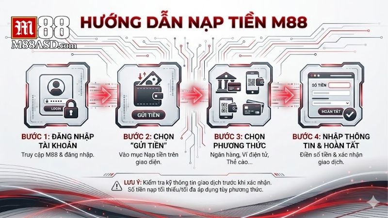 Nạp tiền M88 - Nhanh chóng bước vào sảnh cược đẳng cấp 1 nap-tien-m88-nhanh-chong-buoc-vao-sanh-cuoc-dang-cap